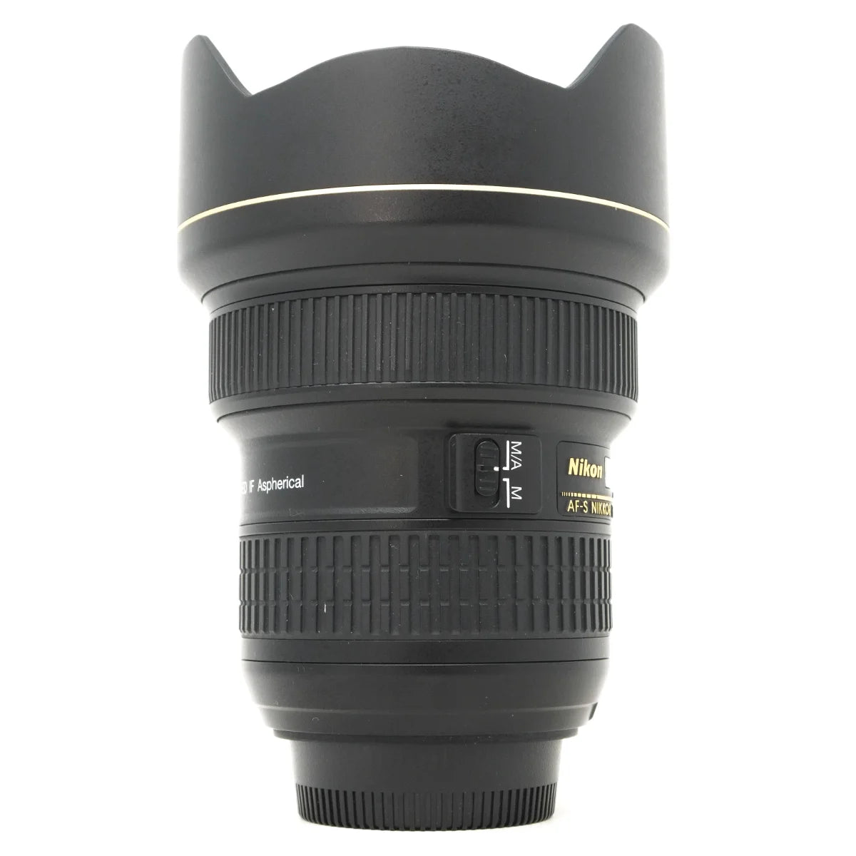 Used Nikon AF-S 14-24mm F2.8G ED Lens - side angle 