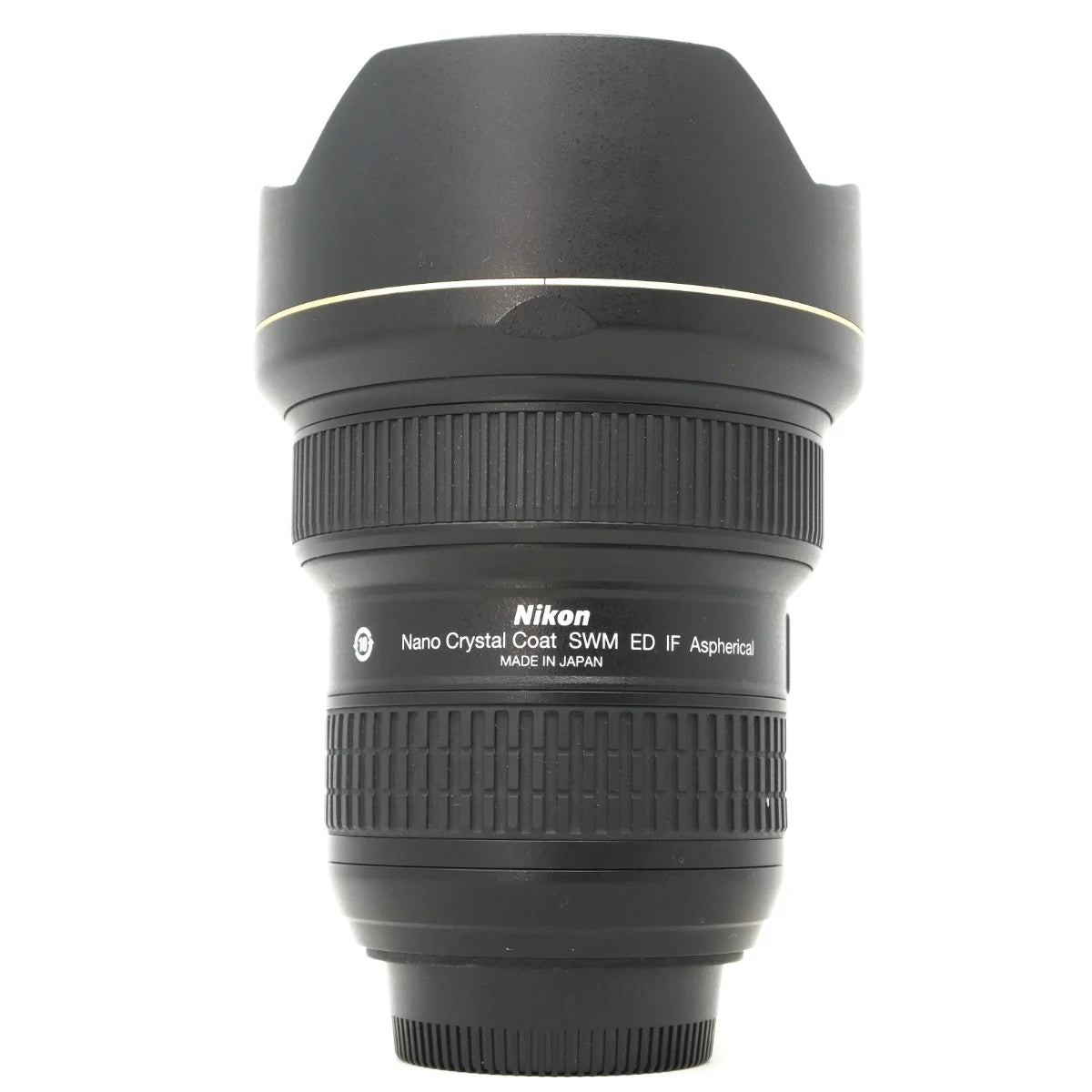 Used Nikon AF-S 14-24mm F2.8G ED Lens - side angle 