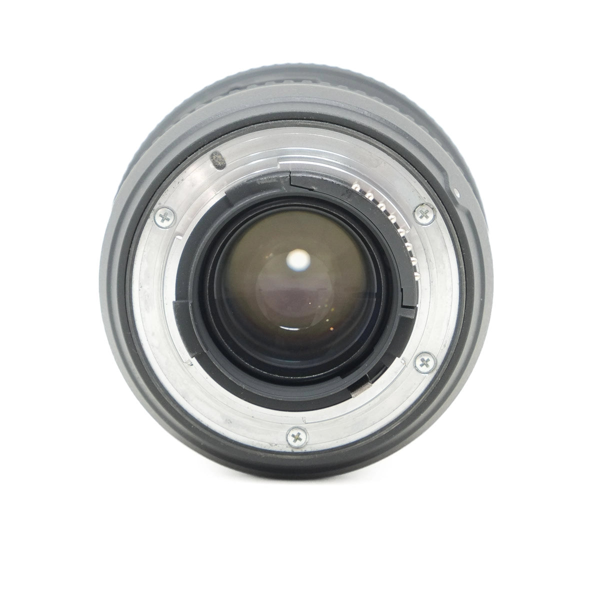 Camera lens on a white background