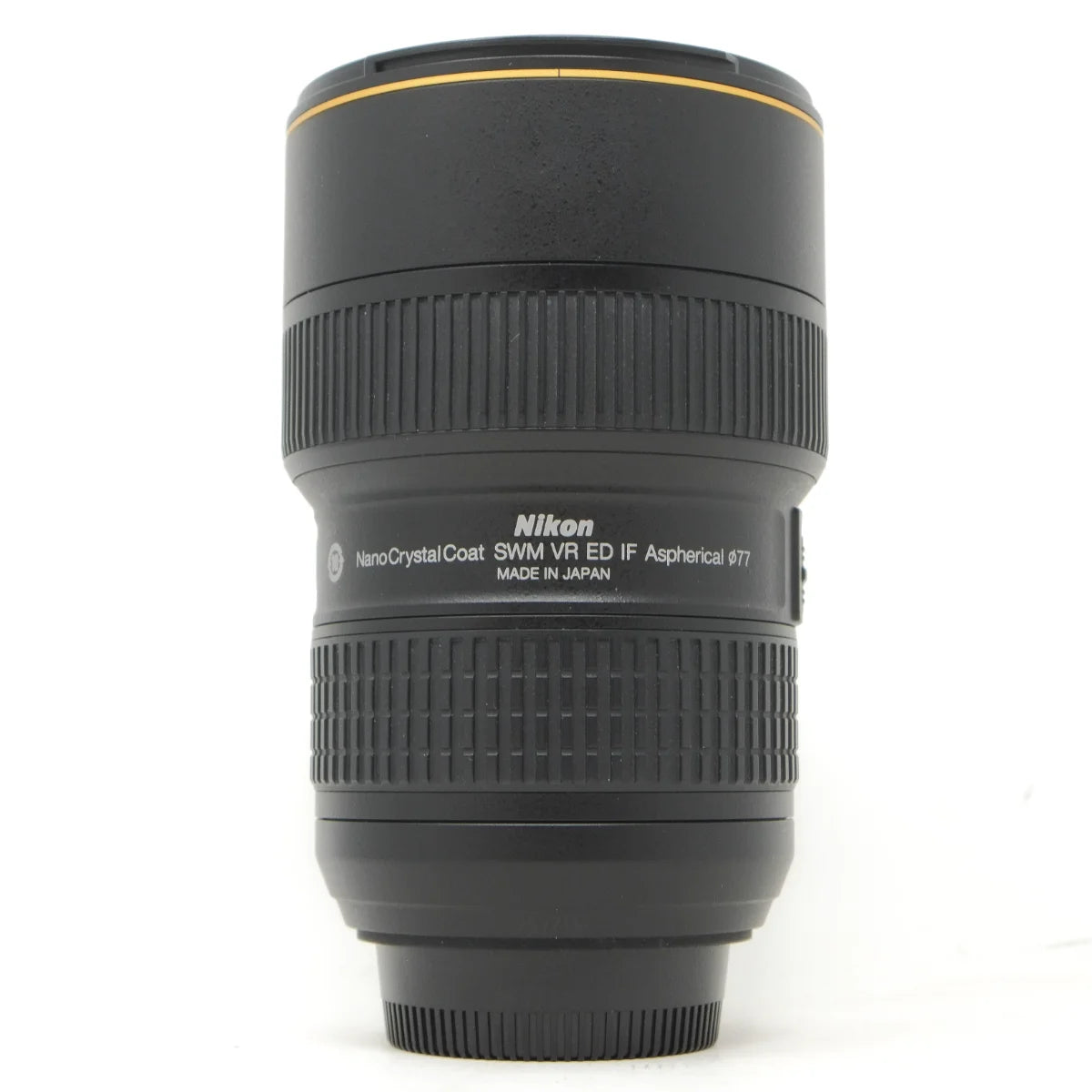 Used Nikon AF-S 16-35mm F4G VR wide angle lens - side angle 
