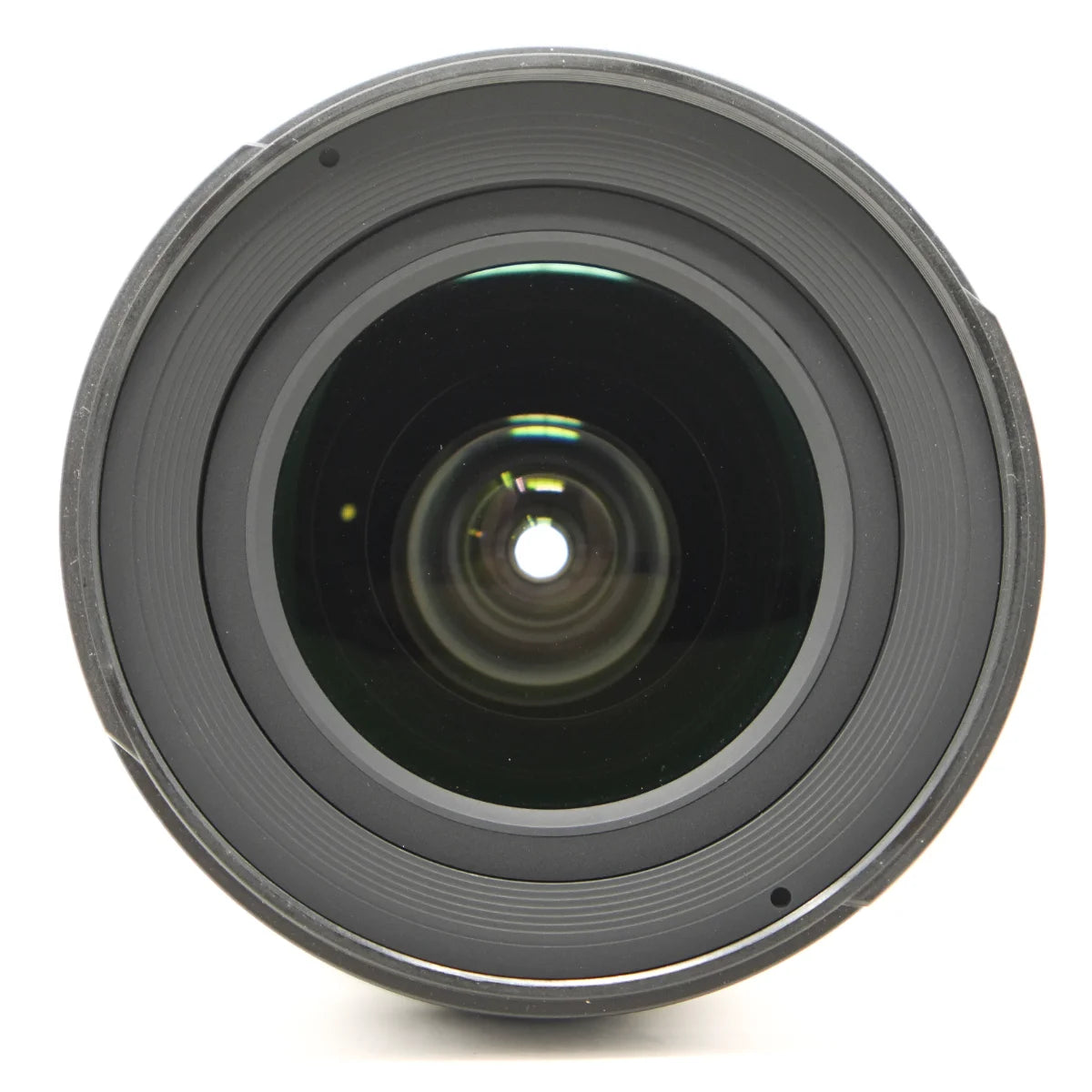 Used Nikon AF-S 16-35mm F4G VR wide angle lens - top angle 
