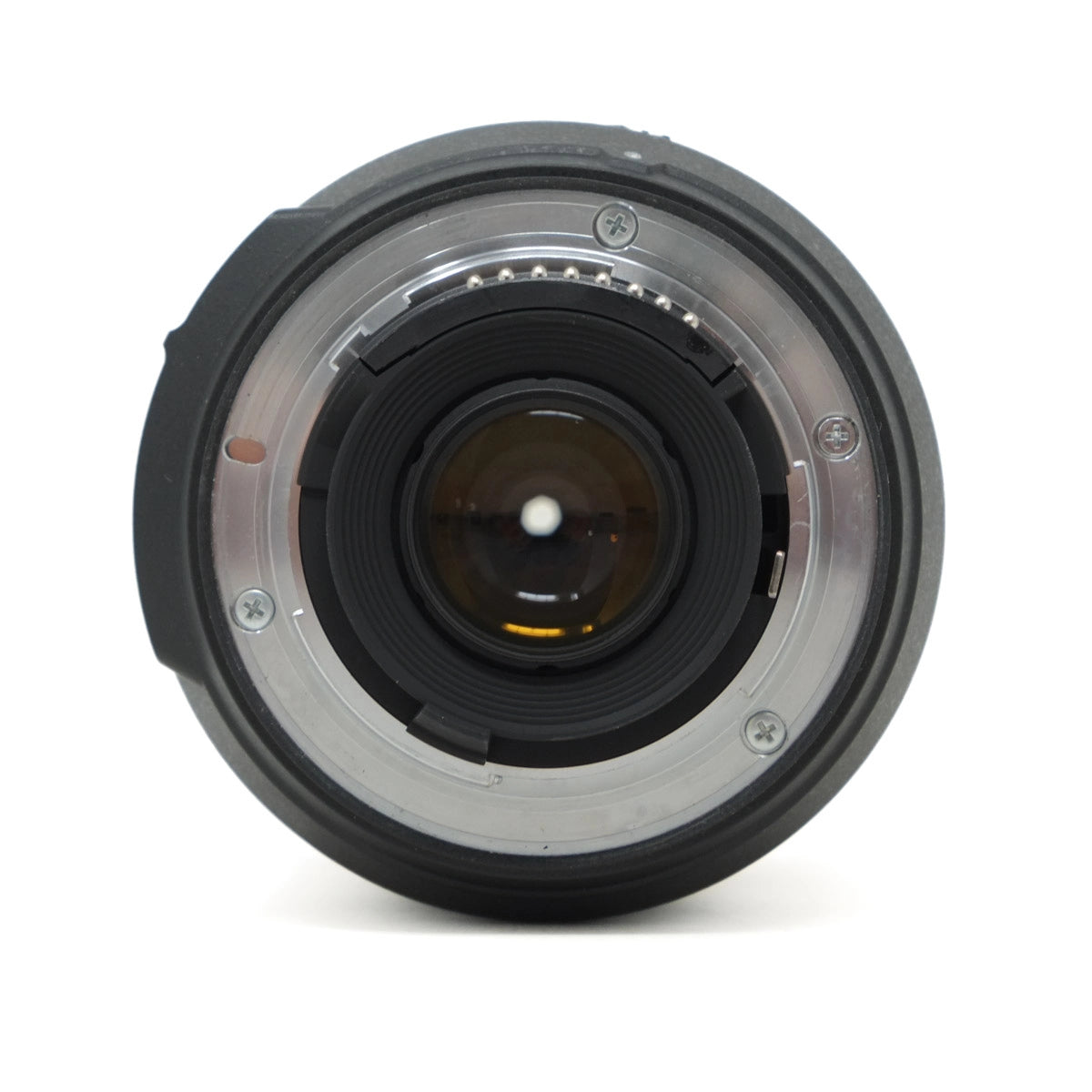 Camera lens on a white background