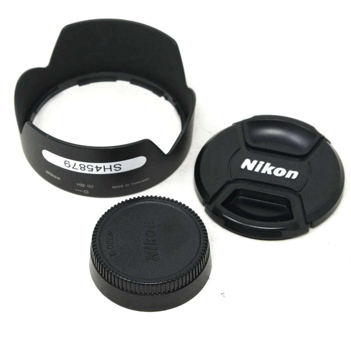 Used Nikon AF-S 18-105mm F3.5-5.6G ED VR DX Lens - lens hood and caps 