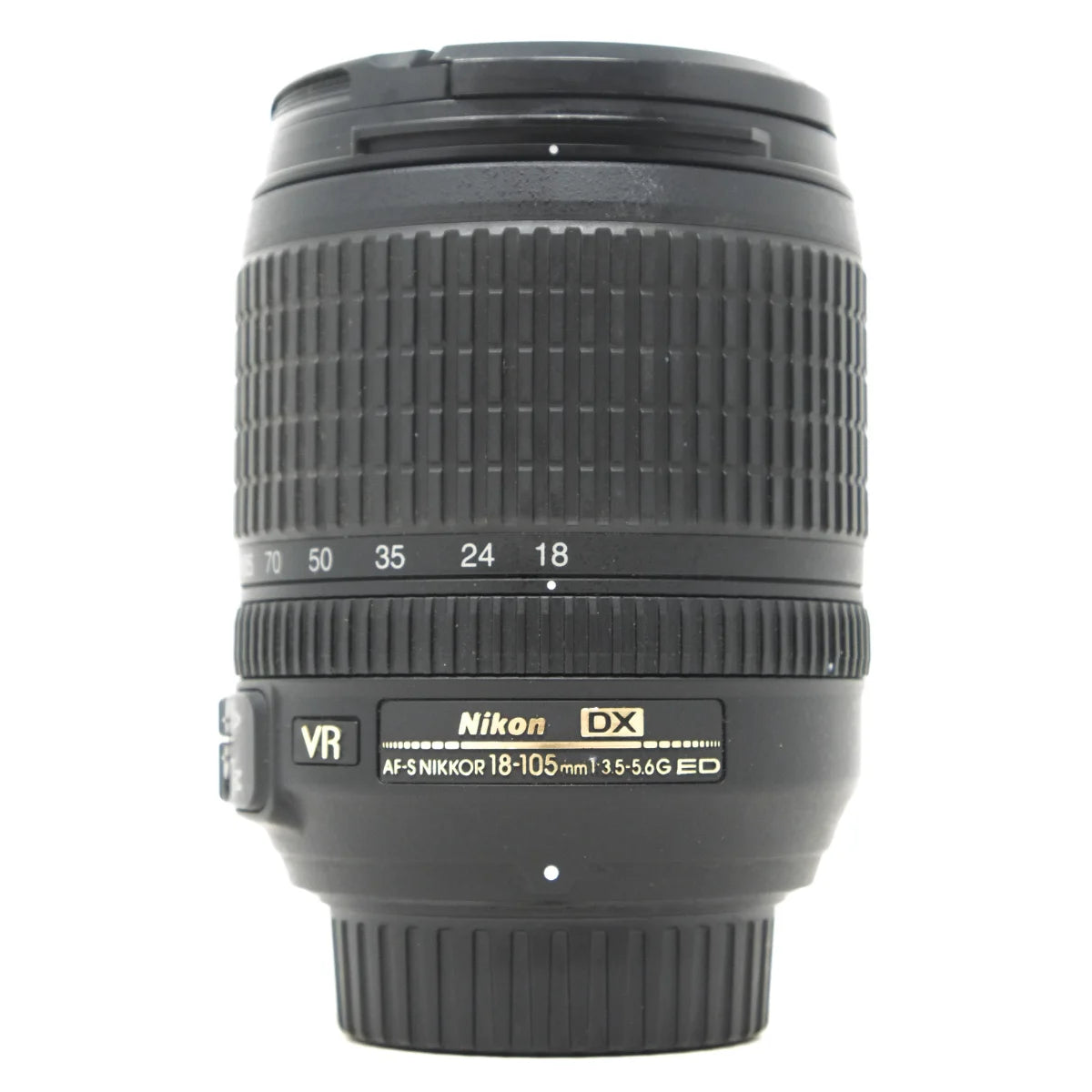 Used Nikon AF-S 18-105mm F3.5-5.6G ED VR Lens - front angle 