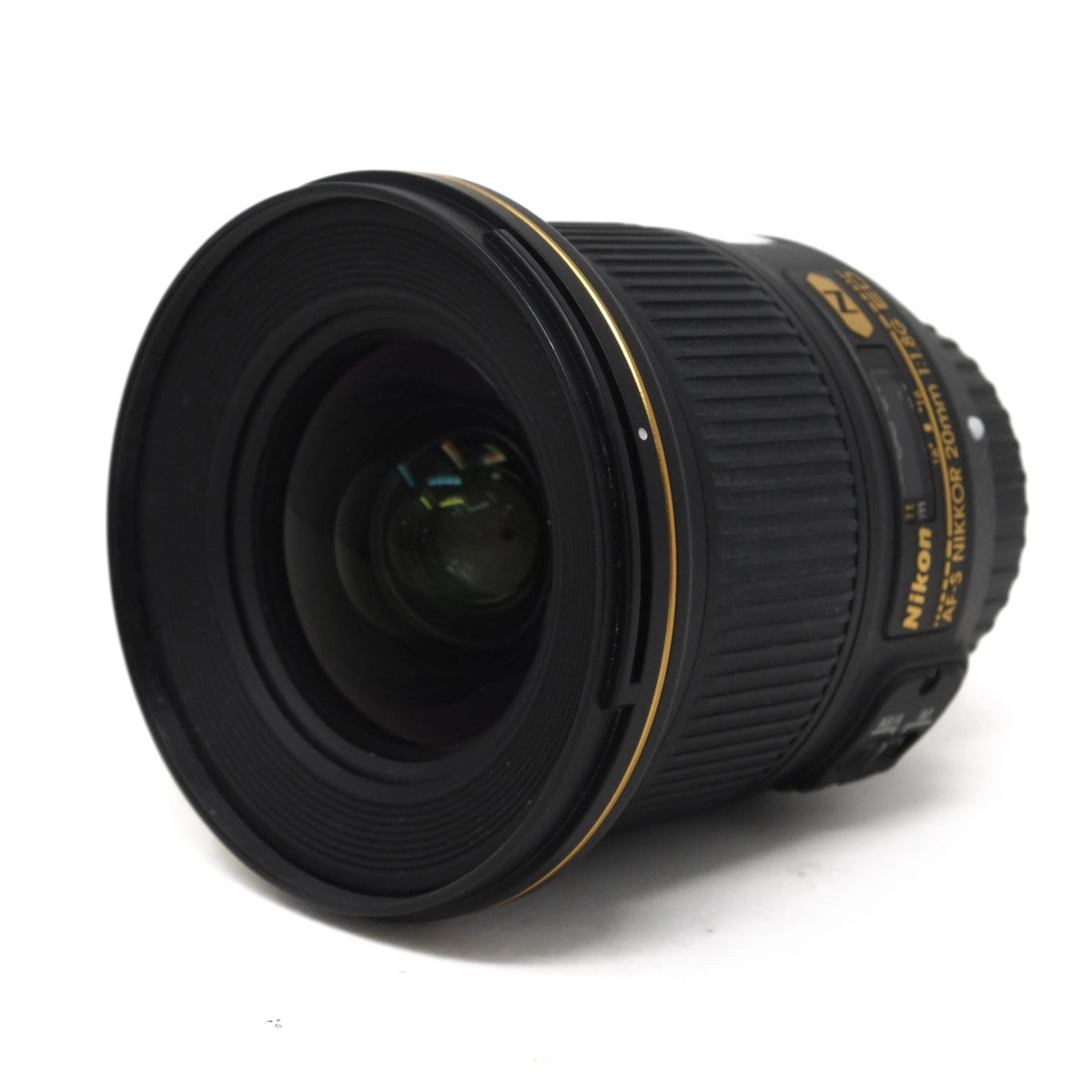 Used Nikon AF-S 20mm F1.8G ED Lens - Top angle 