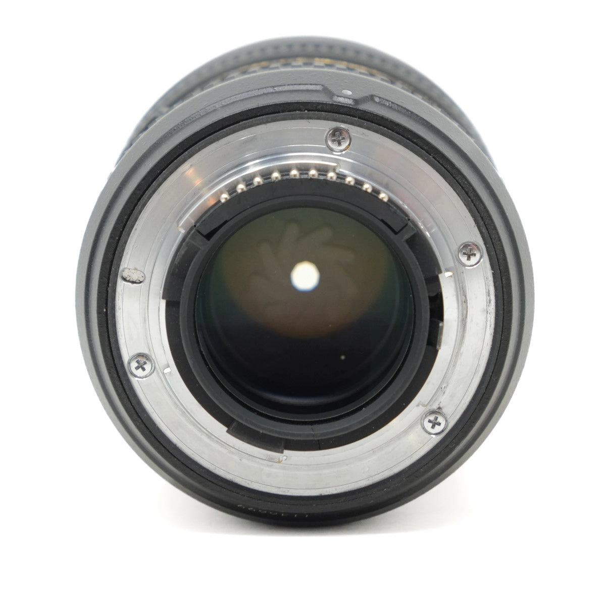 Camera lens on a white background