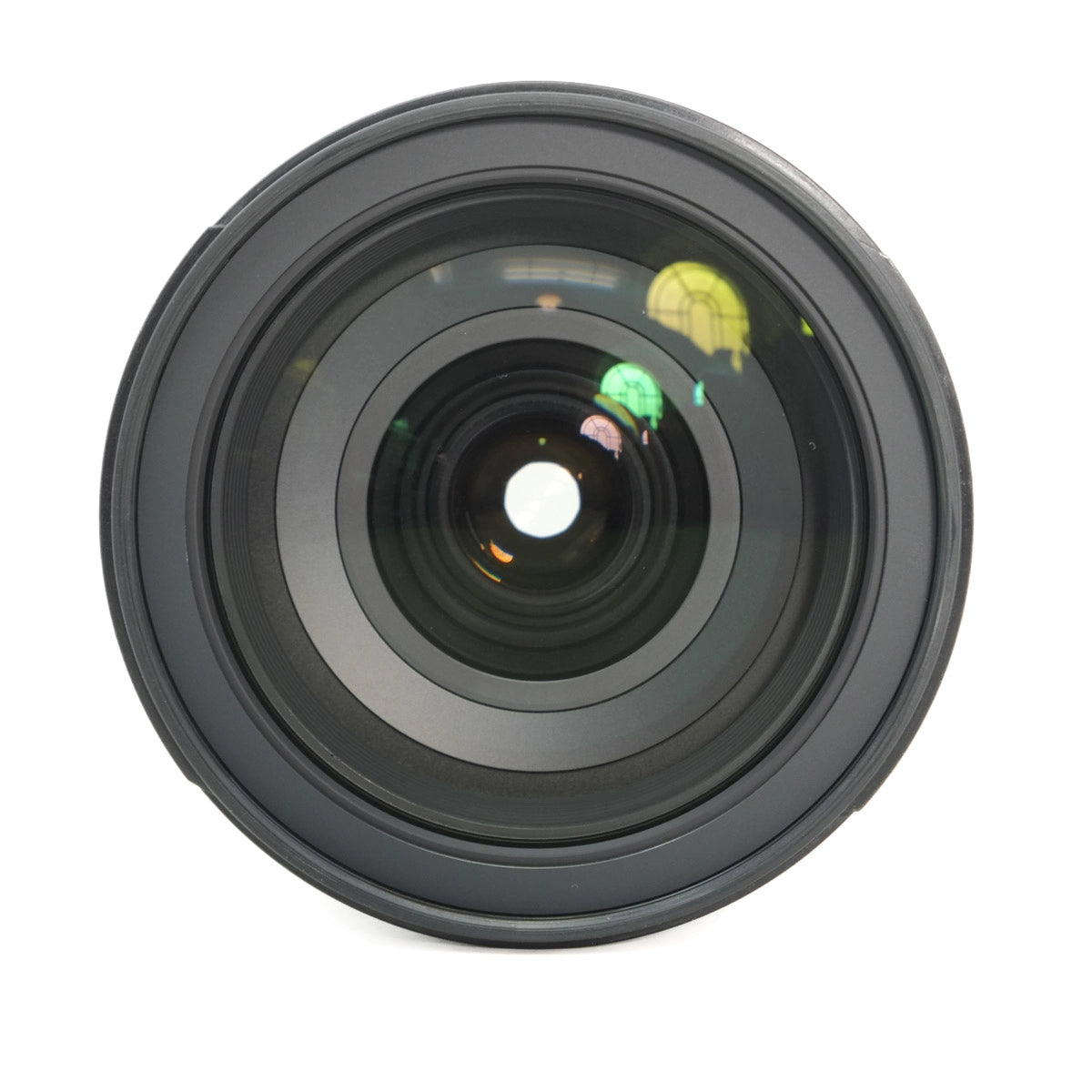 Camera lens on a white background