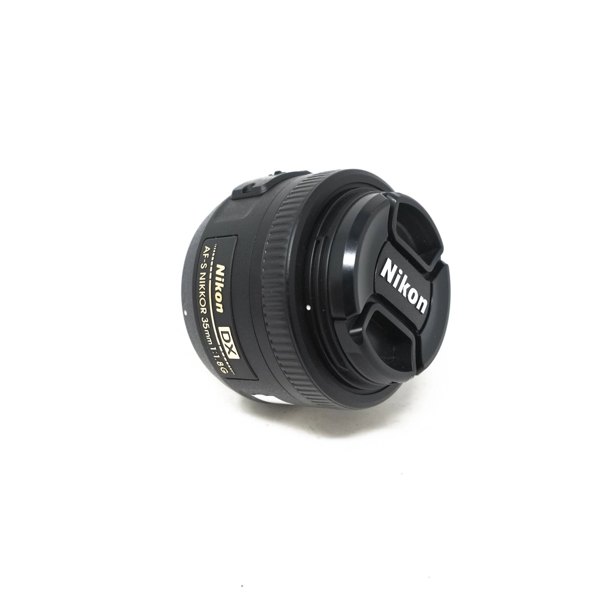 Used Nikon AF-S 35mm F1.8G Lens - Side angle 