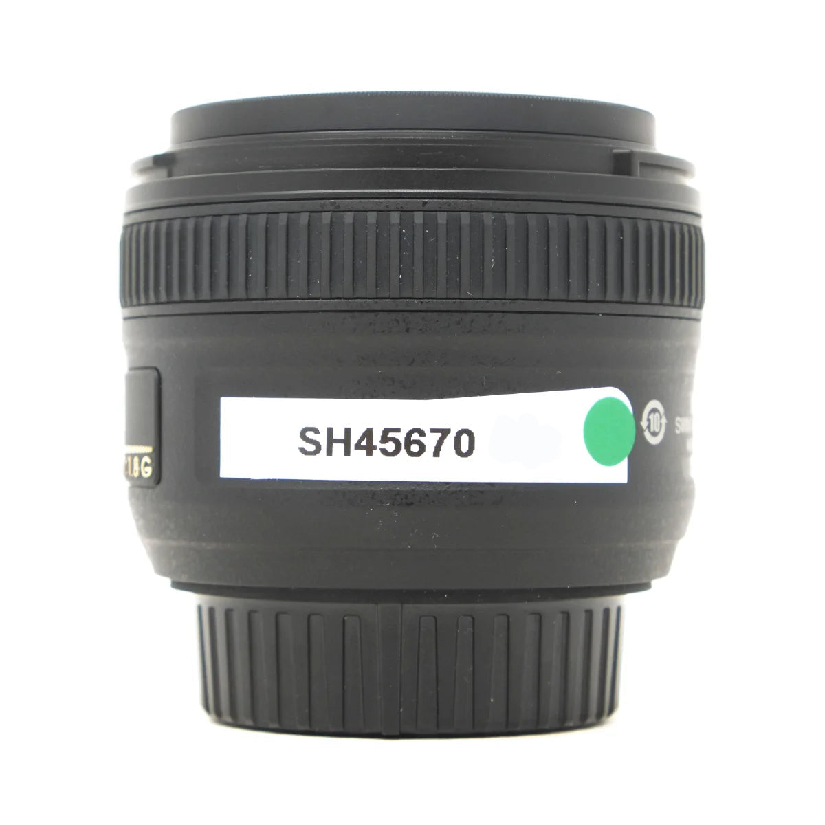 Used Nikon AF-S 50mm F1.8G Lens - side angle