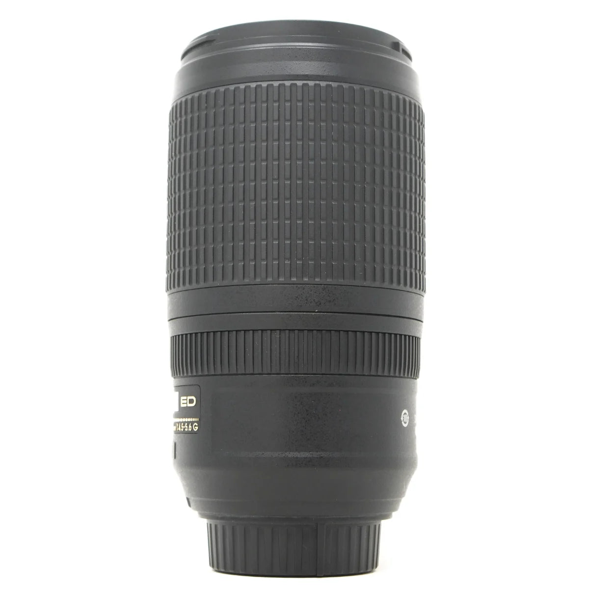 Used Nikon AF-S 70-300mm F4.5-5.6G ED VR lens - side angle 