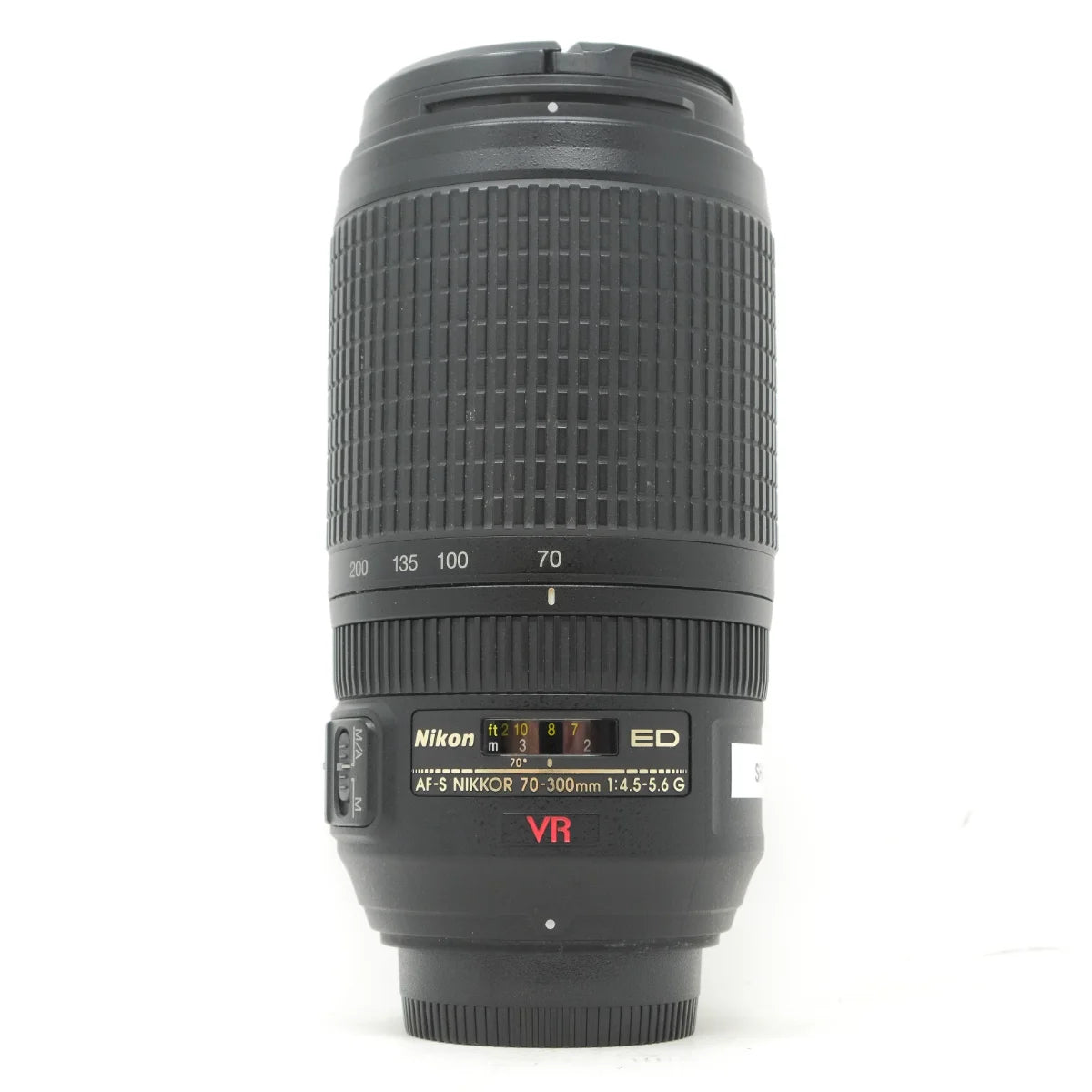 Used Nikon AF-S 70-300mm F4.5-5.6G VR ED Lens - front angle 