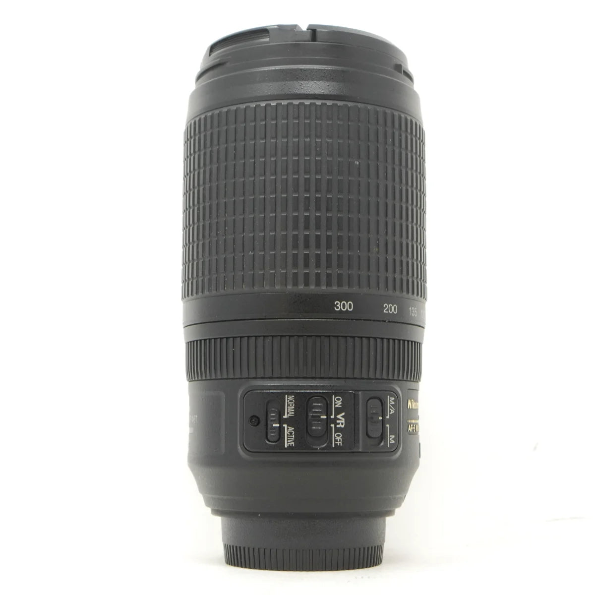 Used Nikon AF-S 70-300mm F4.5-5.6G VR ED Lens - side angle 