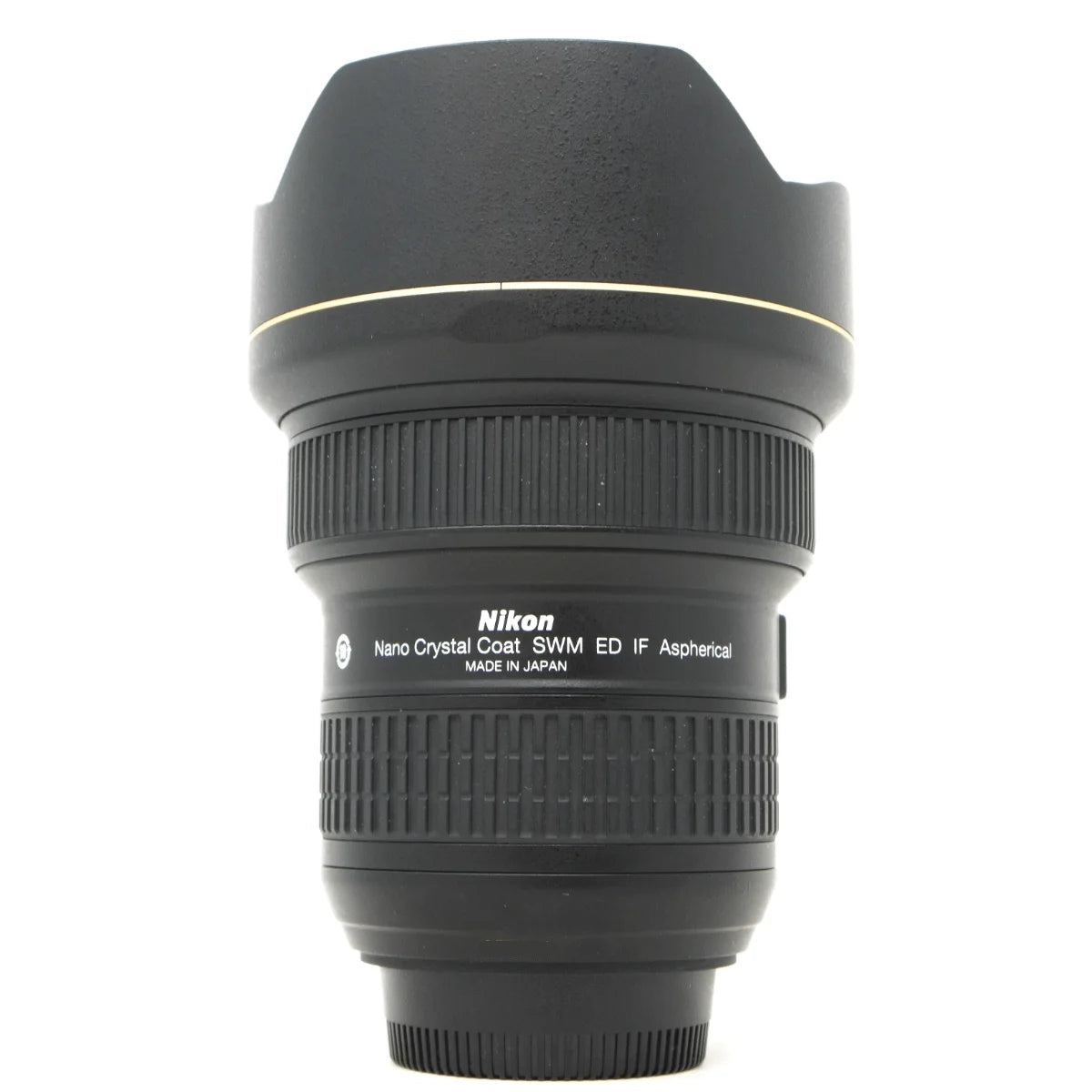 Used Nikon AF-S Nikkor 14-24mm F2.8G ED Lens in F Mount - side angle 