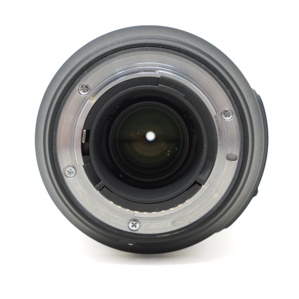 Camera lens on a white background