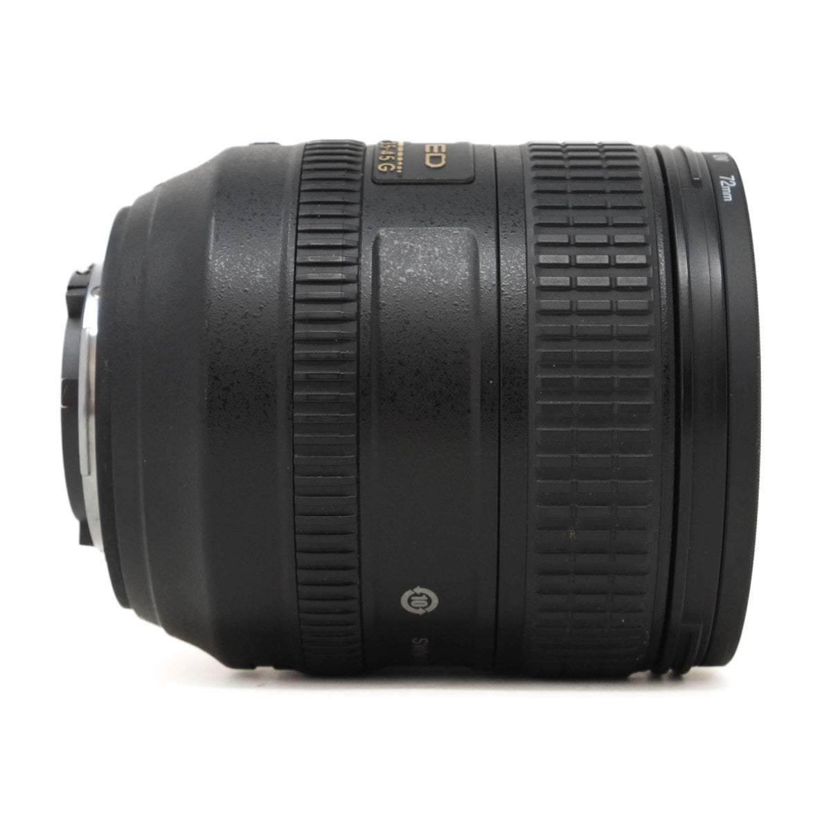 Camera lens on a white background