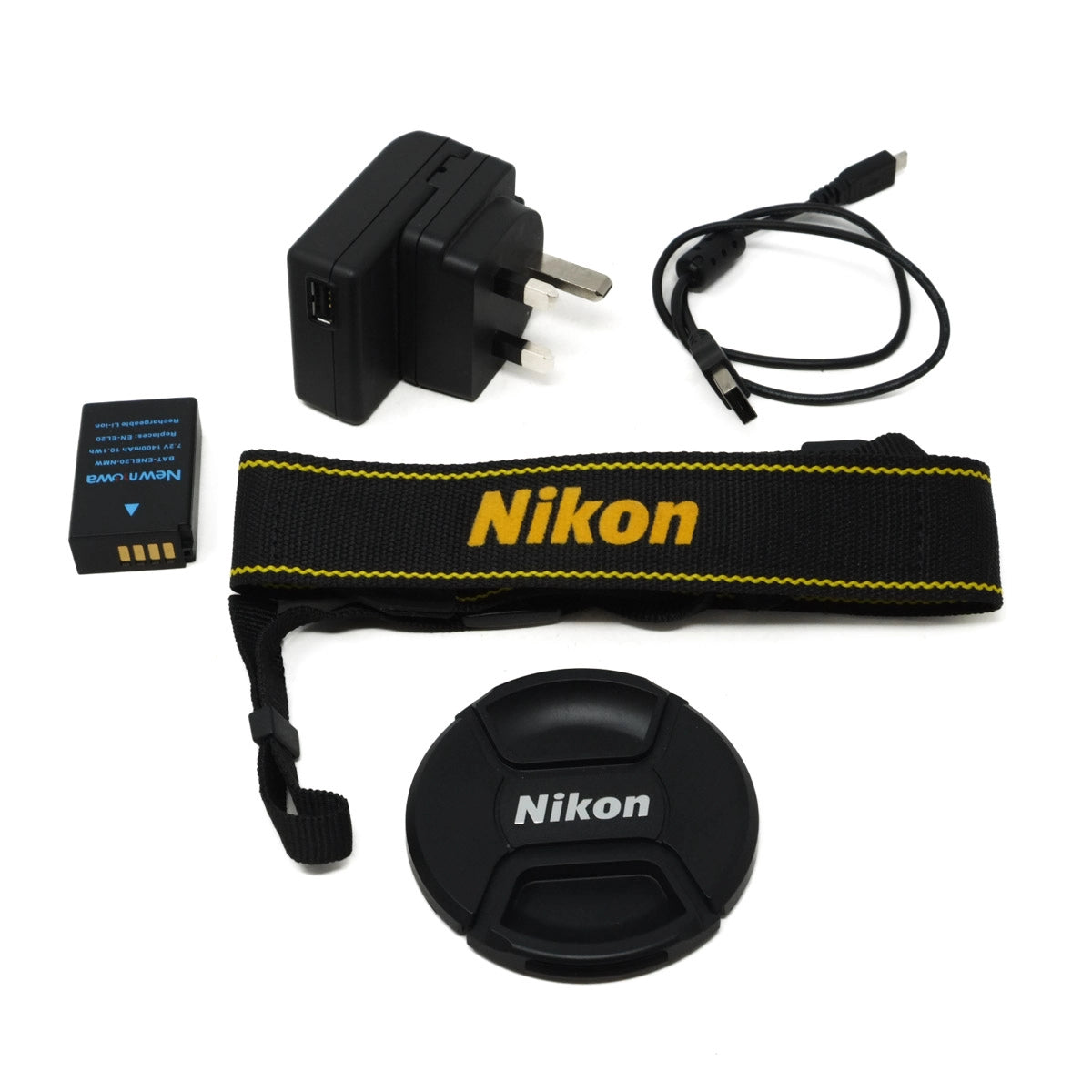 Used Nikon Coolpix P1000 Bridge Camera - Battery charger, camera strap and lens cap