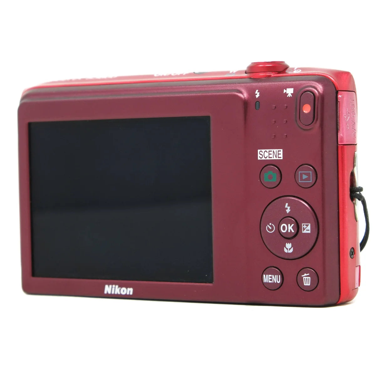 Used Nikon Coolpix S3600 Digital compact camera - back angle 