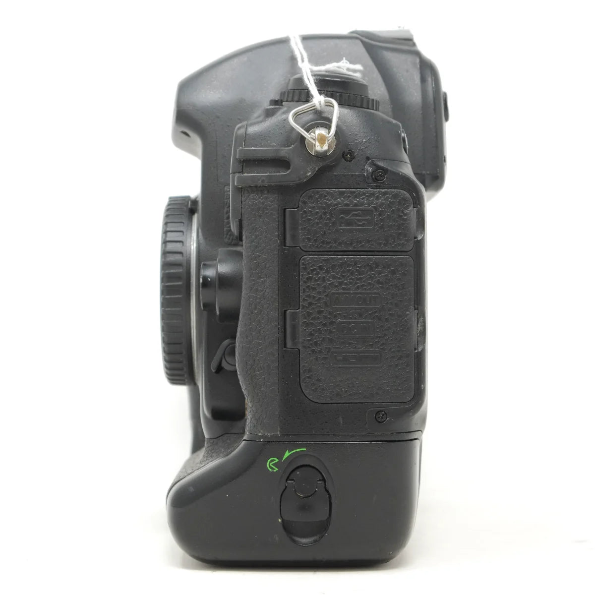 Used Nikon D3 DSLR camera - side angle 