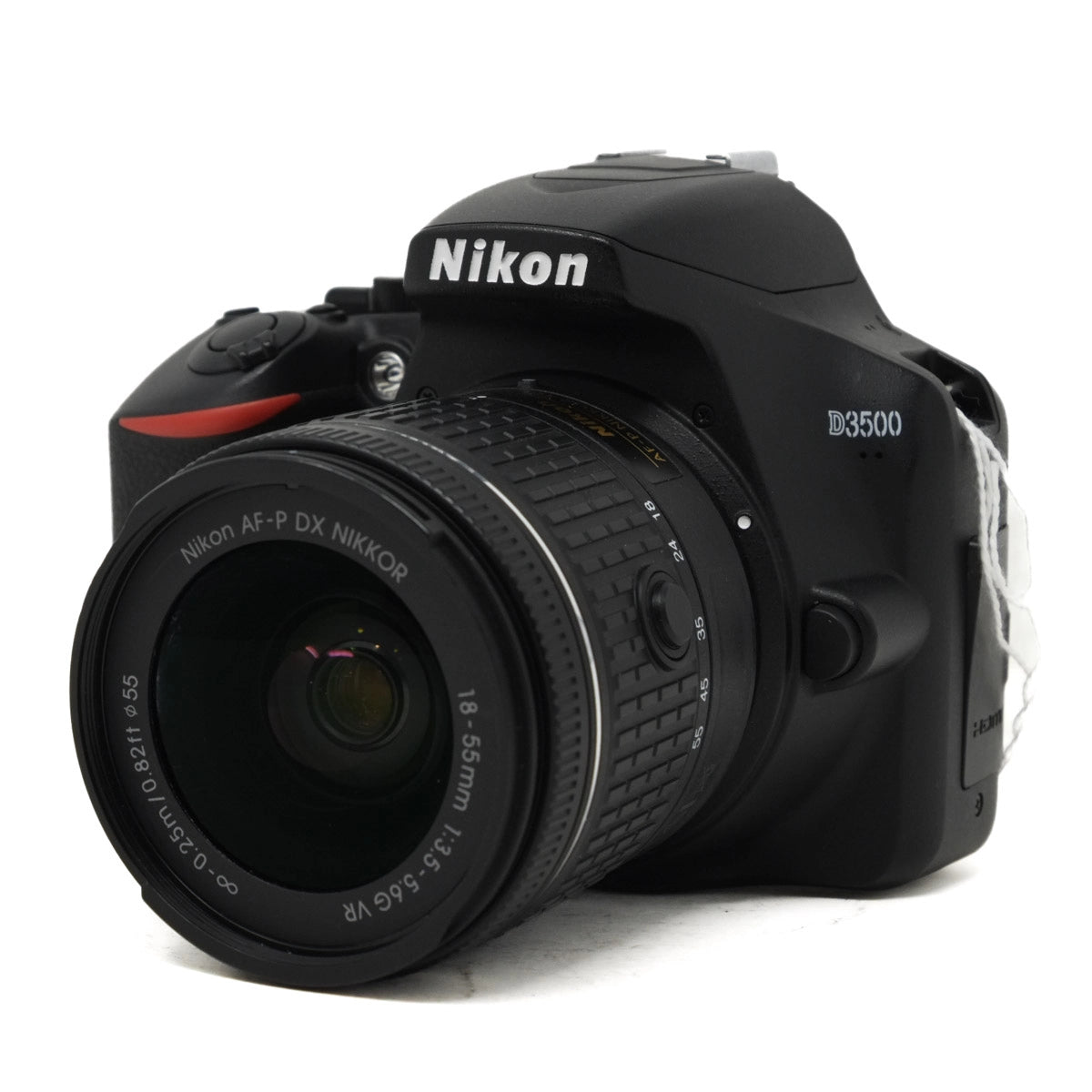 Used Nikon D3500 DSLR Camera + 18-55mm VR Lens - Front angle