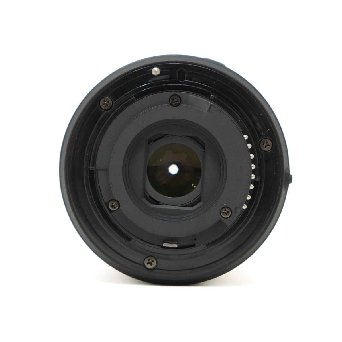 Camera lens on a white background