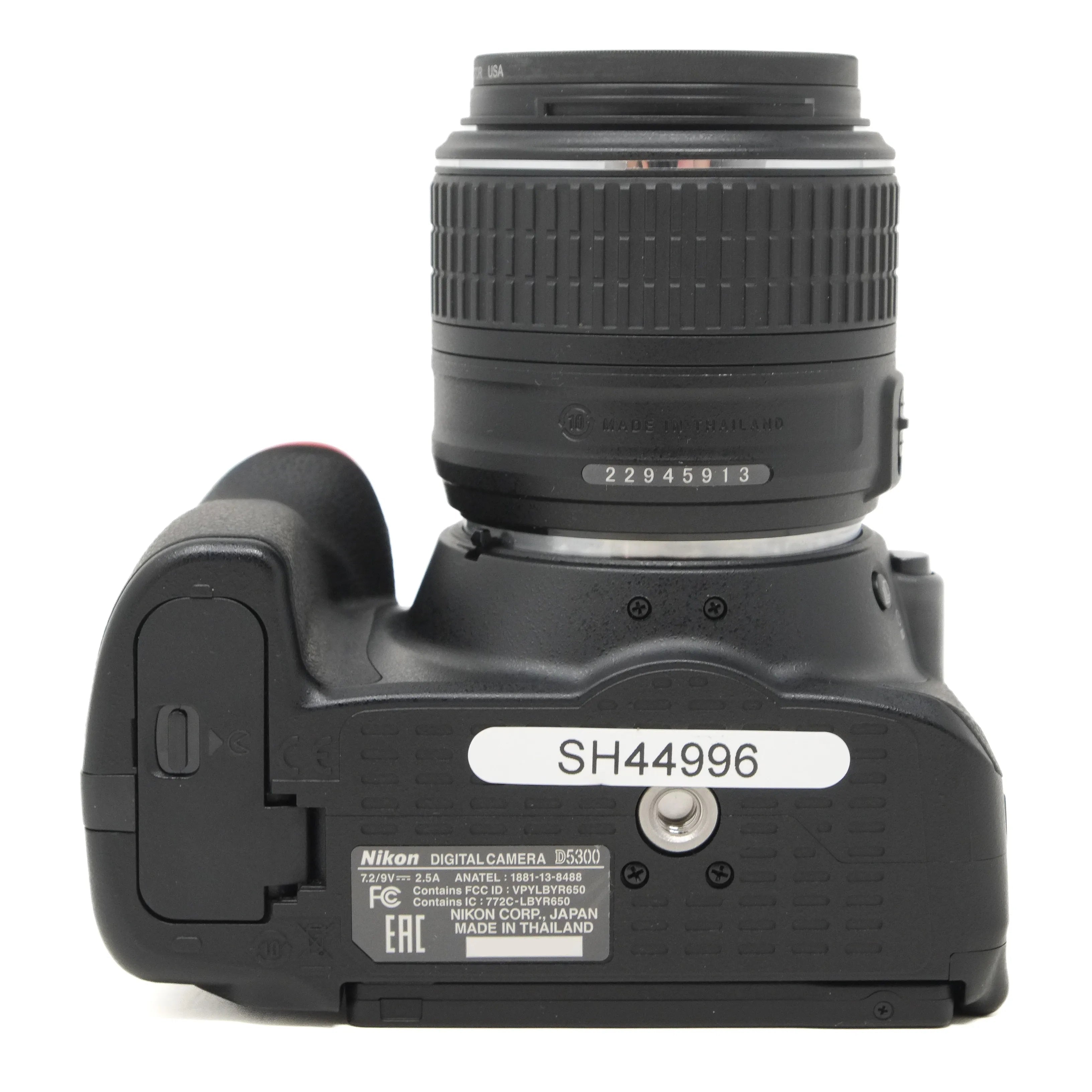 Nikon digital camera on a white background