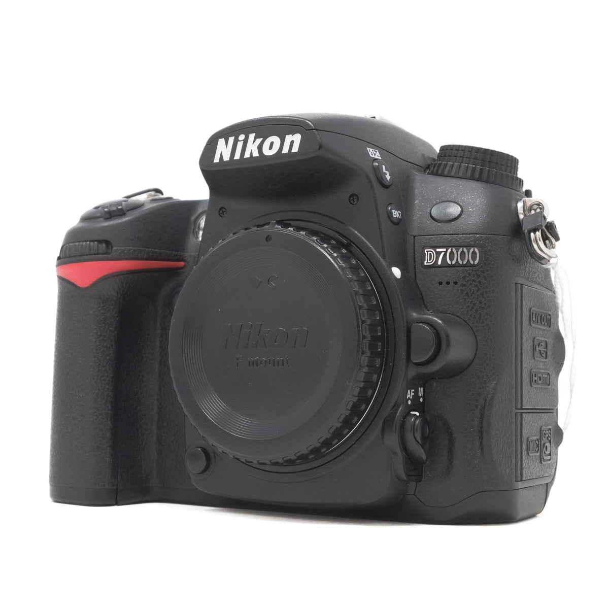 Used Nikon D7000 DSLR camera front angle