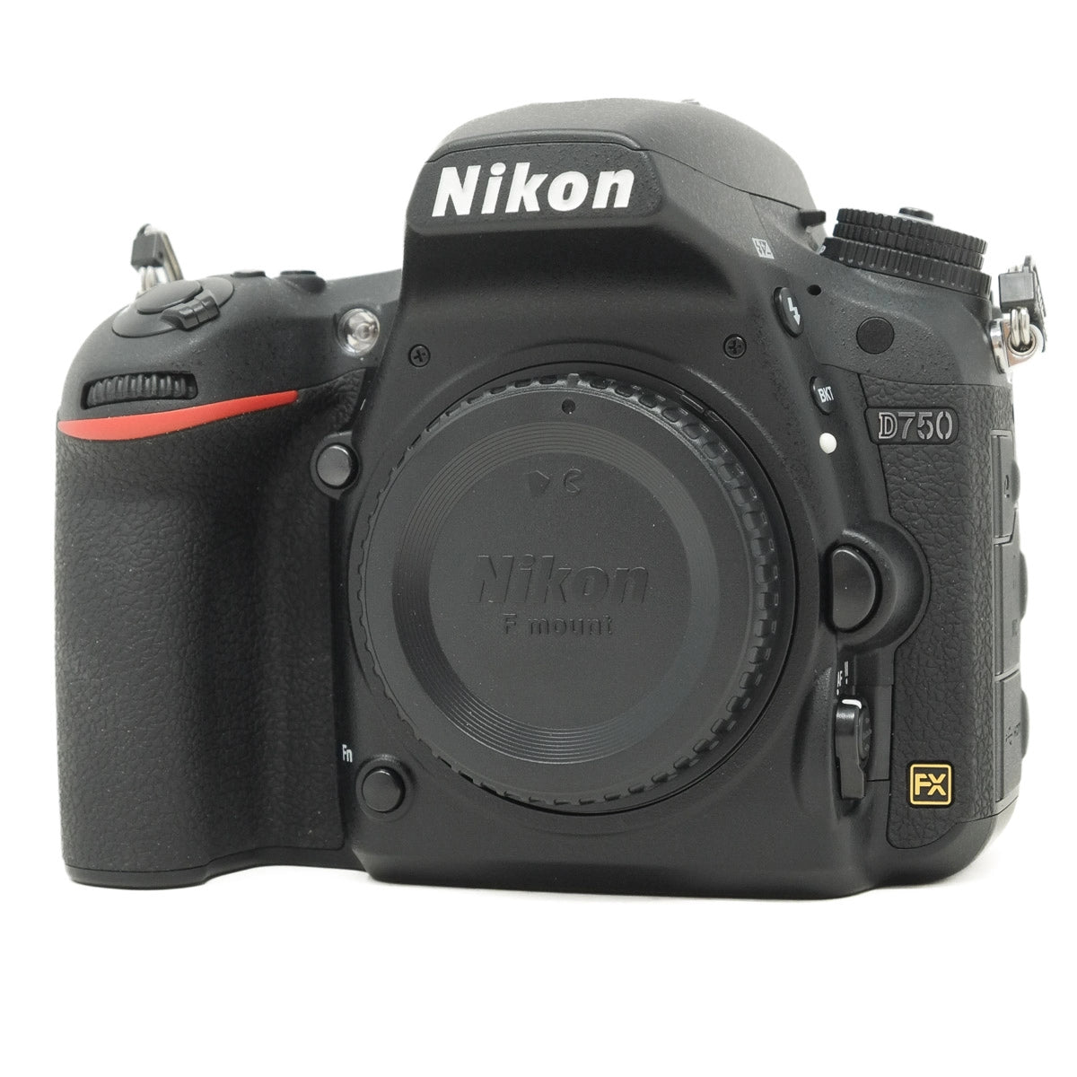 Used Nikon D750 DSLR - front angle 