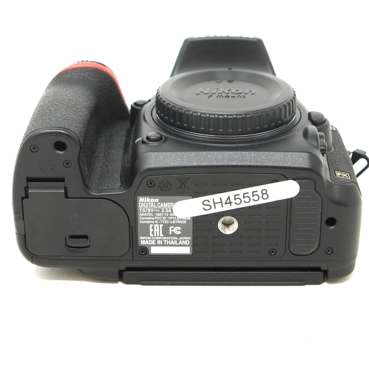 Used Nikon D750 DSLR - bottom angle 