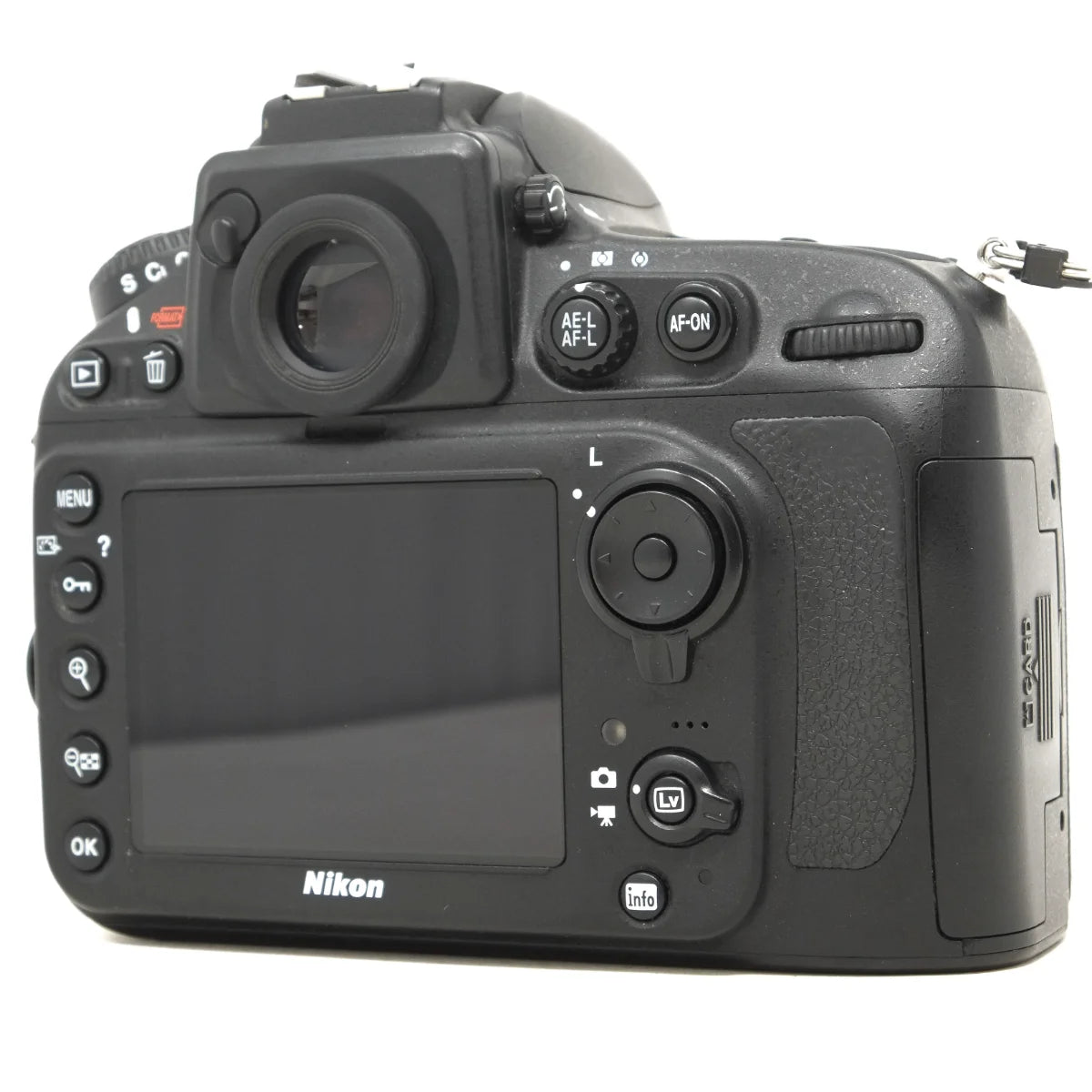 Used Nikon D800 DSLR Camera - back angle 