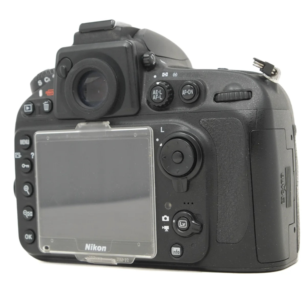 Used Nikon D800 DSLR - back angle 
