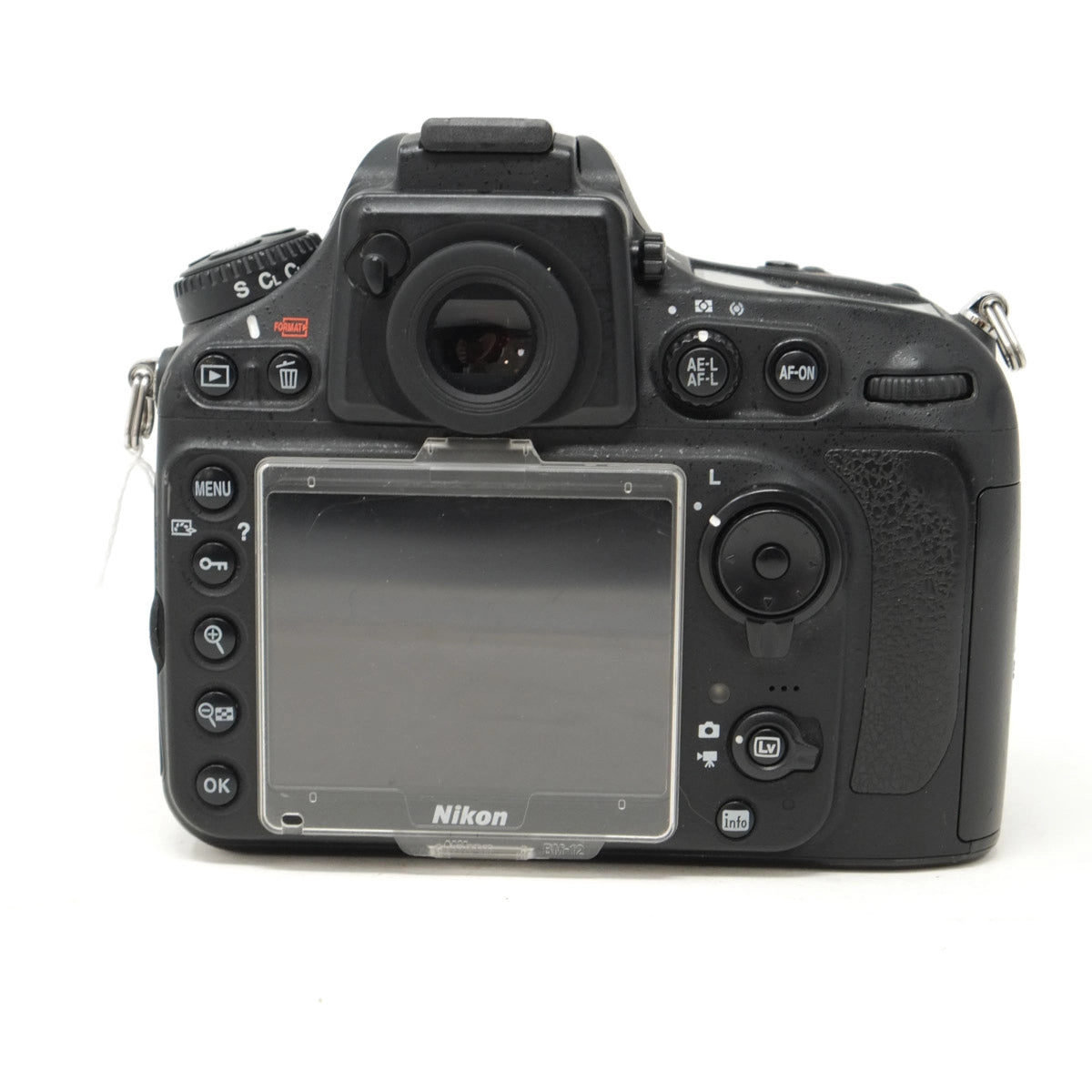 Used Nikon D800E DSLR - back angle 