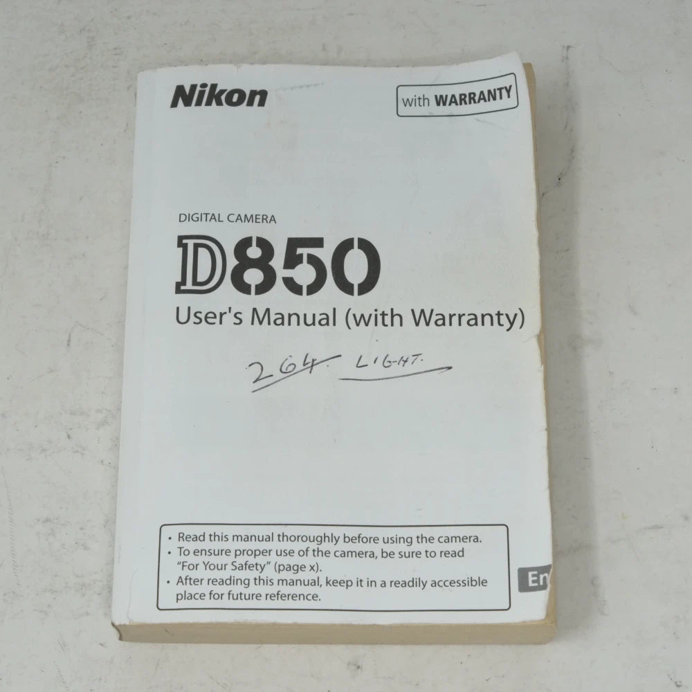 Used Nikon D850 DSLR Camera with 47,476 actuations (Boxed SH45354)