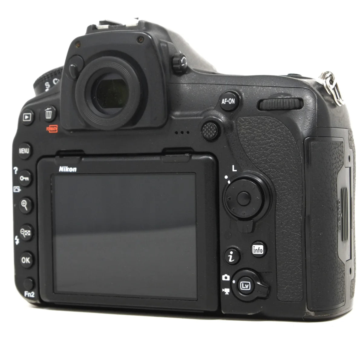 Used Nikon D850 DSLR camera - back angle