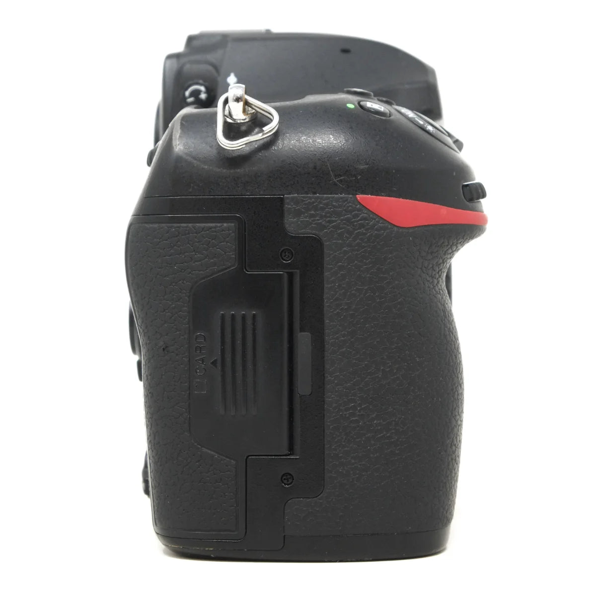 Used Nikon D850 DSLR camera - side angle 