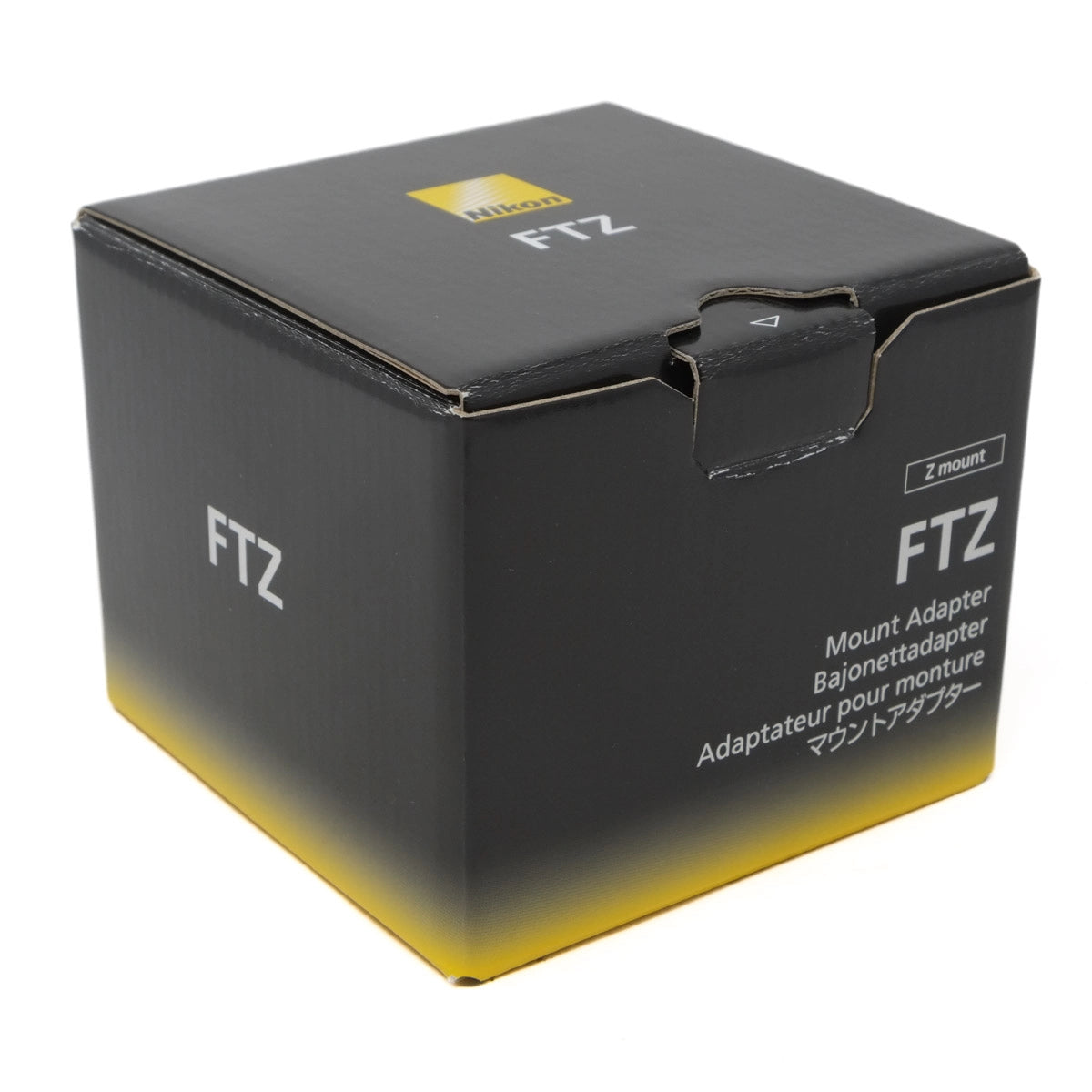 Black and yellow box with 'FTZ' branding on a white background