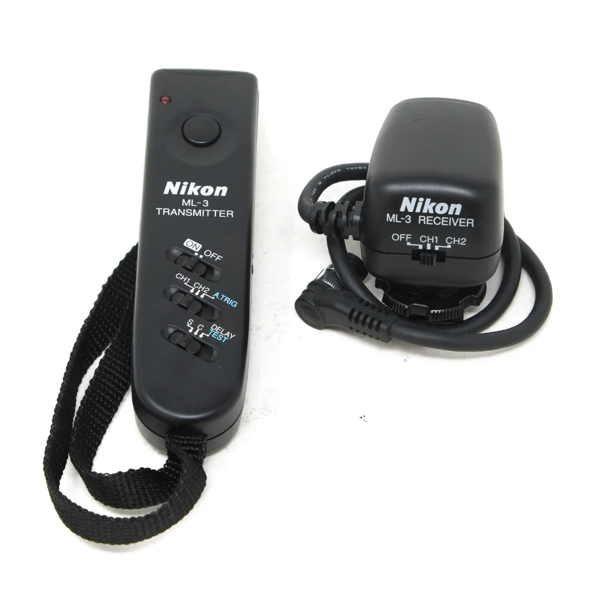 Used Nikon ML-3 Receiver and Transmitter - front angle 