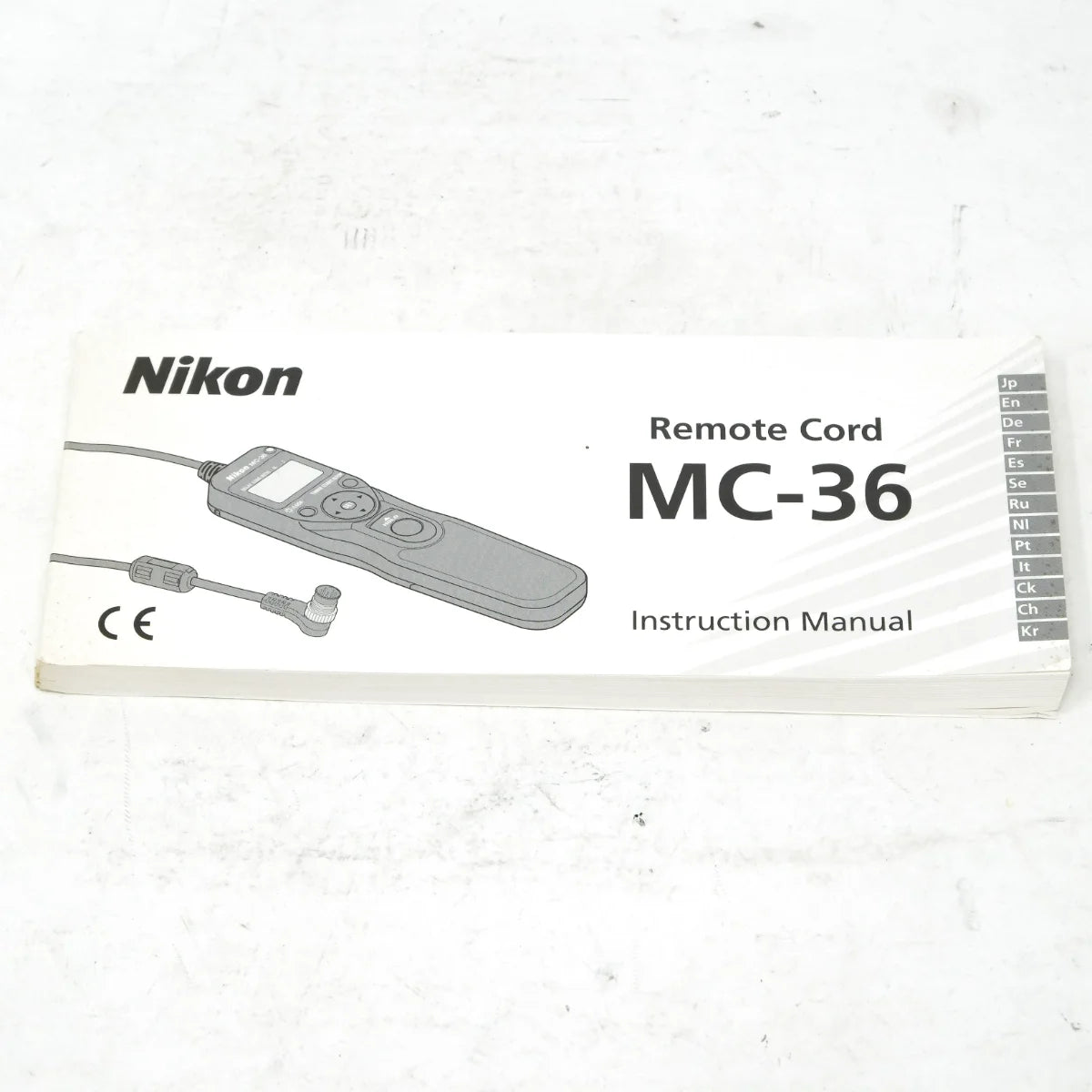 Used Nikon Remote Cord MC-36 - instructions 