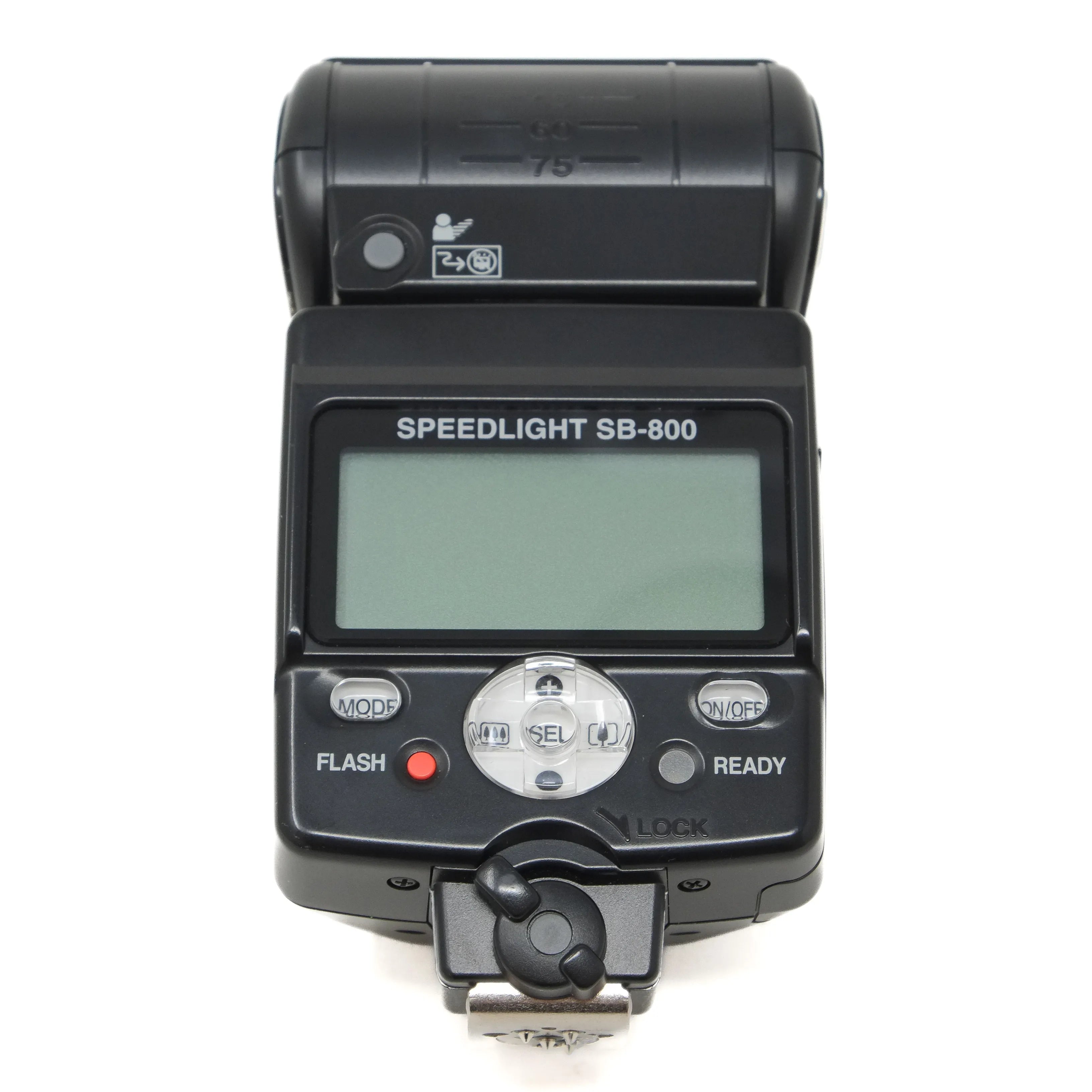 Camera flash Speedlight SB-800 on a white background