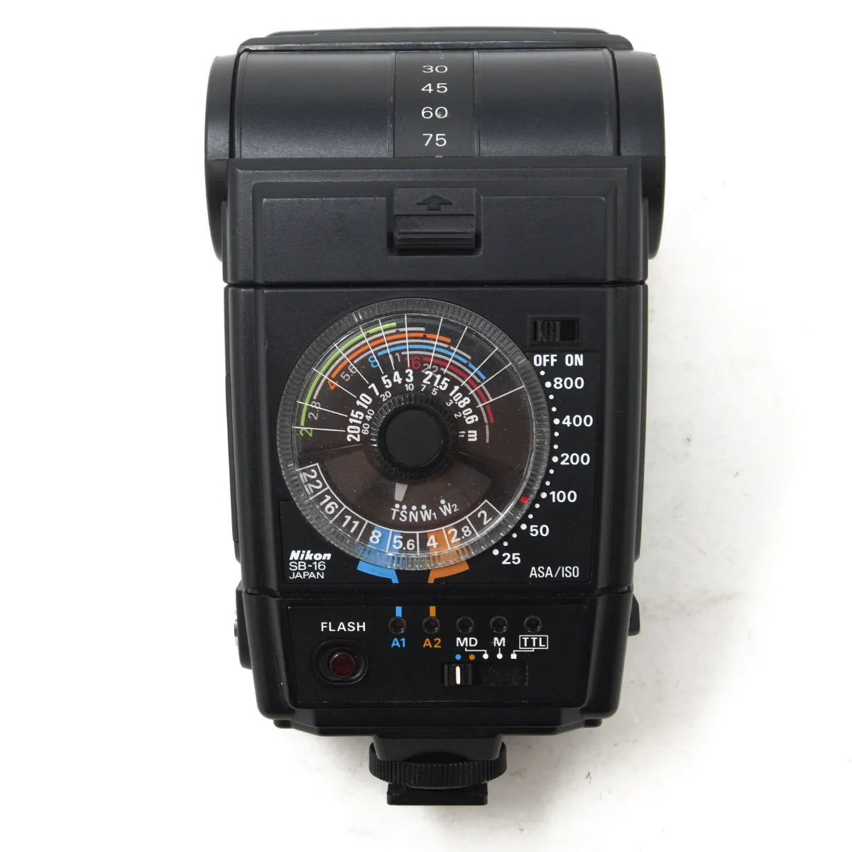 Used Nikon Speedlight SB-16 flash - back angle 