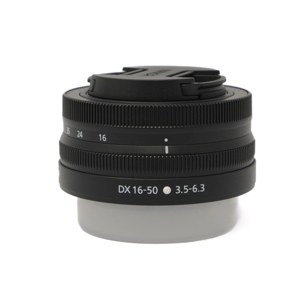 Used Nikon Z 16-50mm F3.5-6.3 VR lens - front angle 