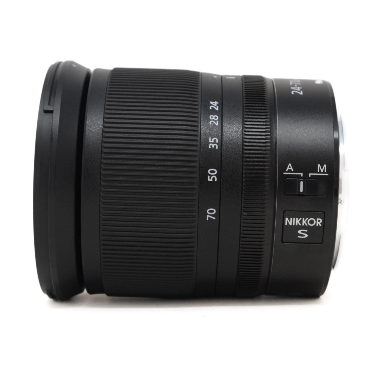 Used Nikon Z 24-70mm F4 S Lens - side angle 