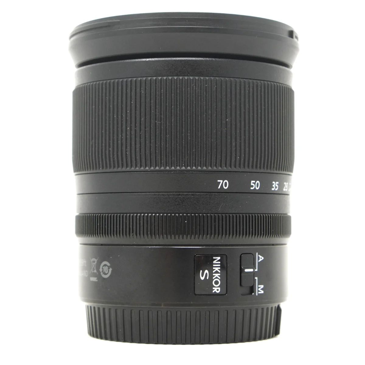 Used Nikon Z 24-70mm F4 S Lens - side angle 