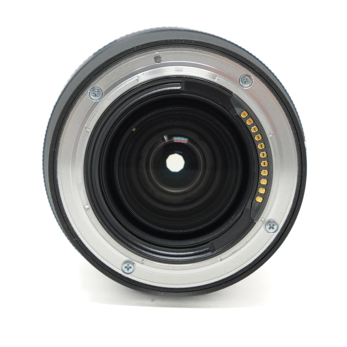 Camera lens on a white background