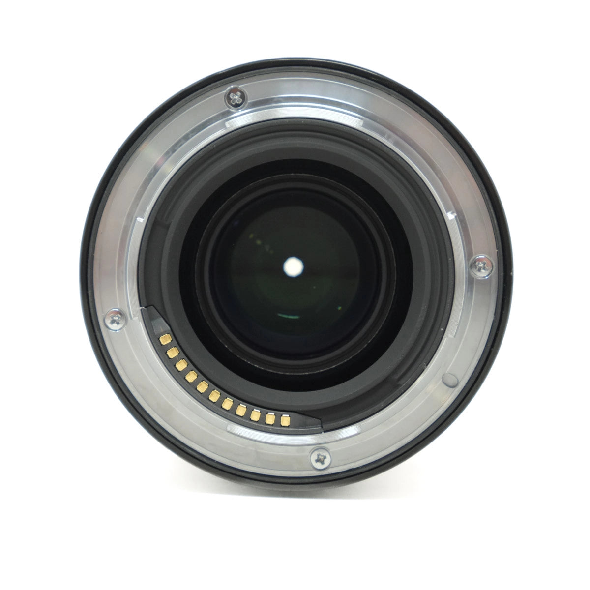 Camera lens on a white background