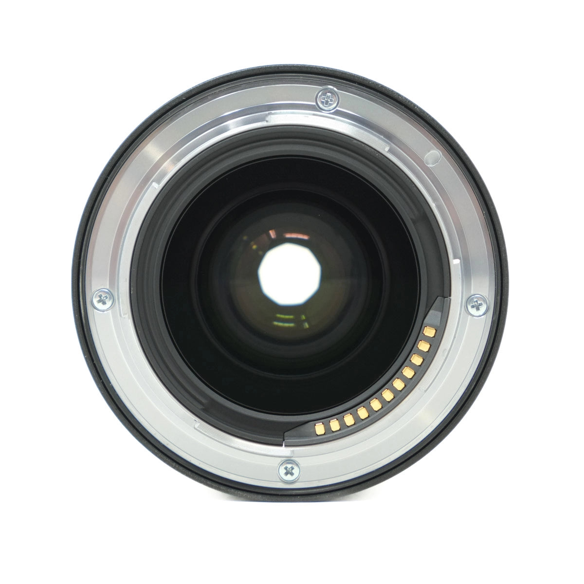 Camera lens on a white background