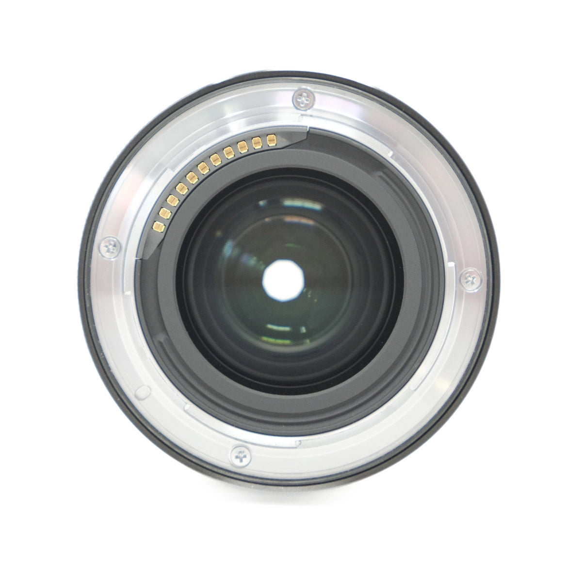 Camera lens on a white background