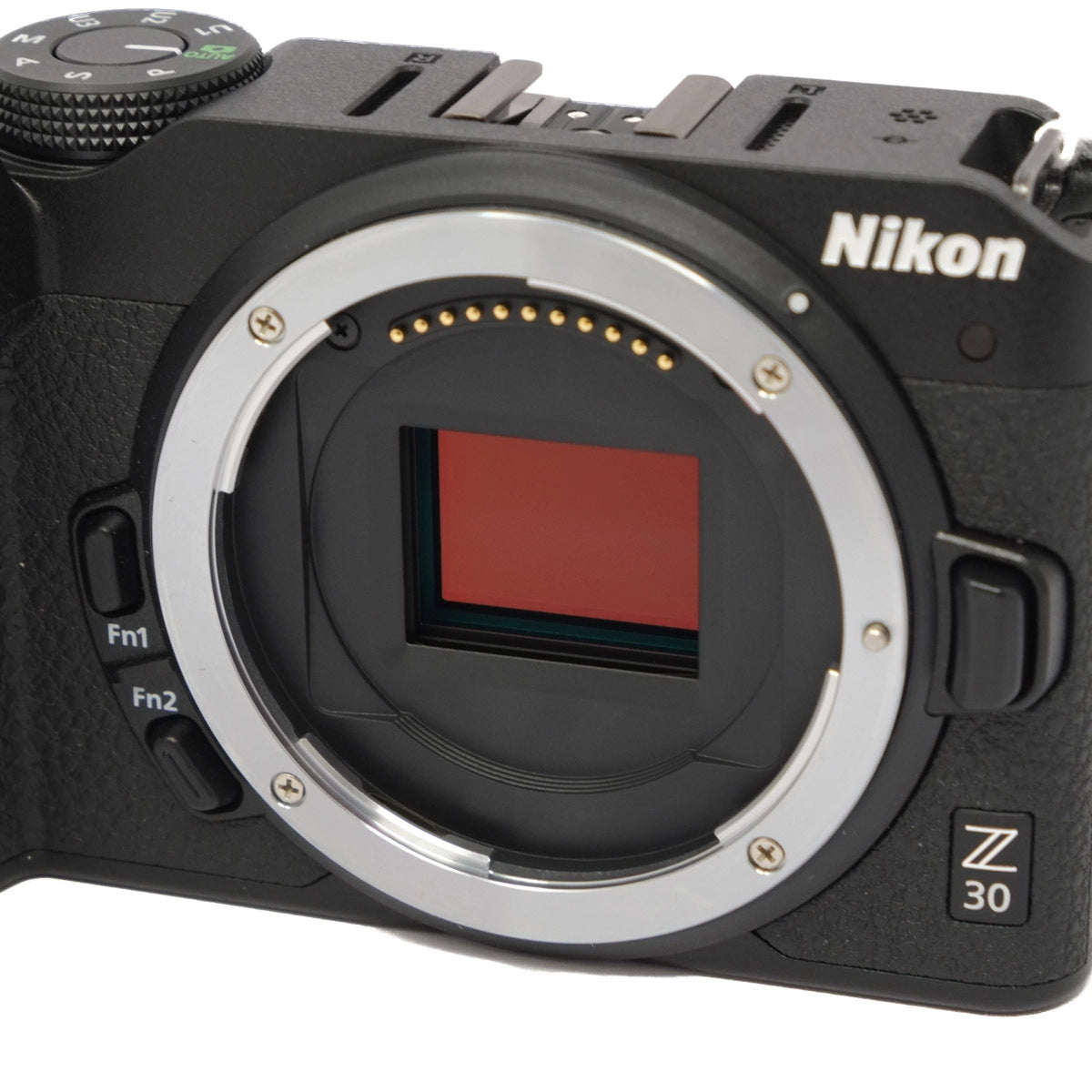 Used Nikon Z30 Mirrorless camera body - front angle without body cap