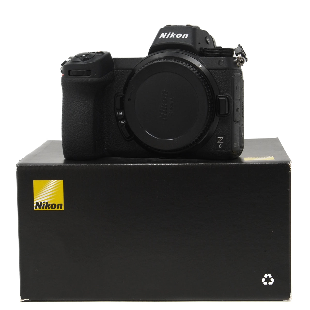 Used Nikon Z6 Mirrorless Camera - Front angle with original box 