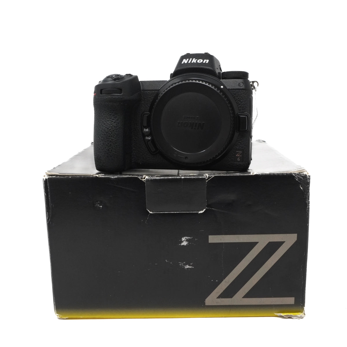 Used Nikon Z6 Mirrorless Camera - Front angle with original box 