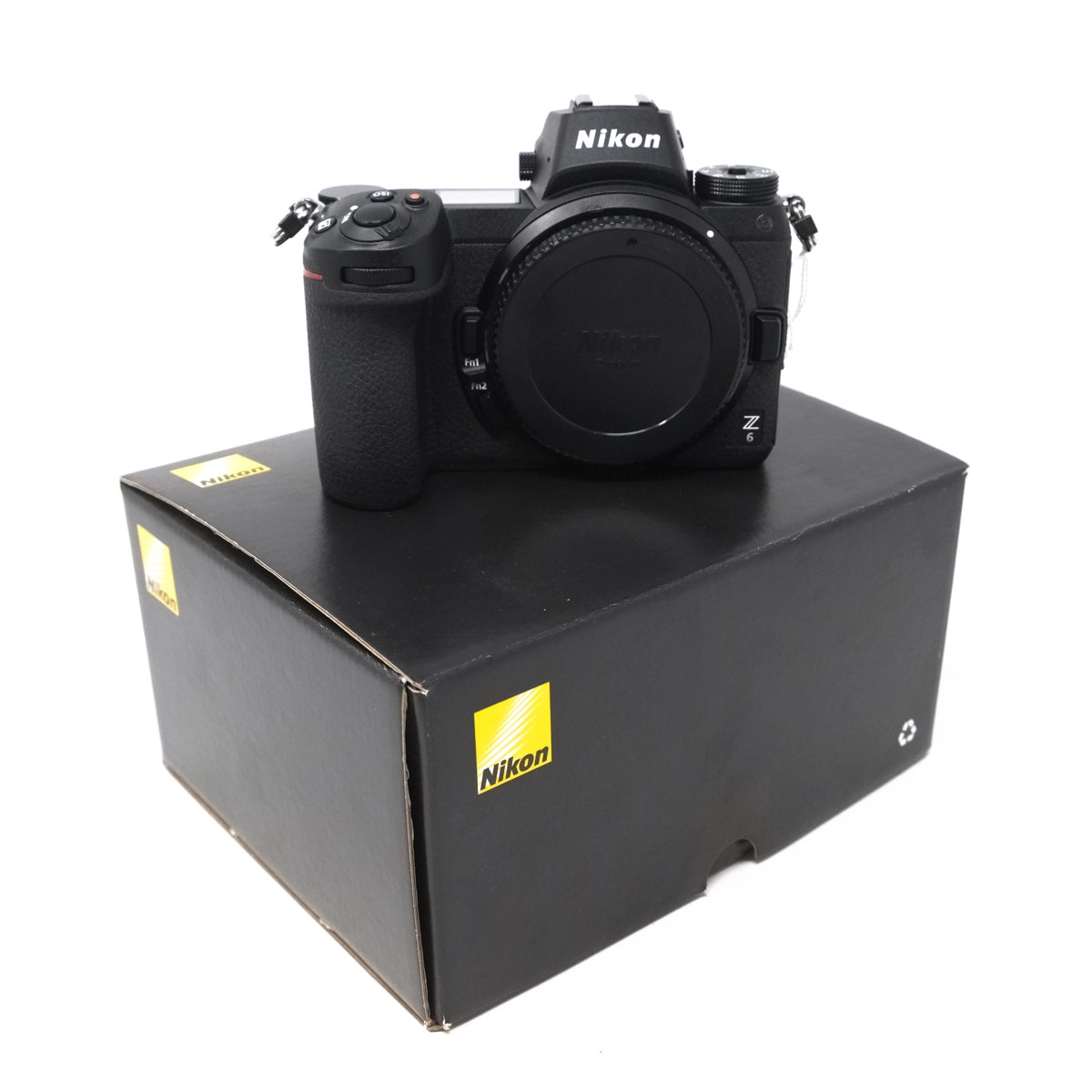 Used Nikon Z6 Mirrorless Camera - Front angle with original box